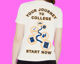 T-Shirt Design Entry 2376627 submitted by dwisetionugroho to the contest for CollegeThoughts run by CollegeThoughts