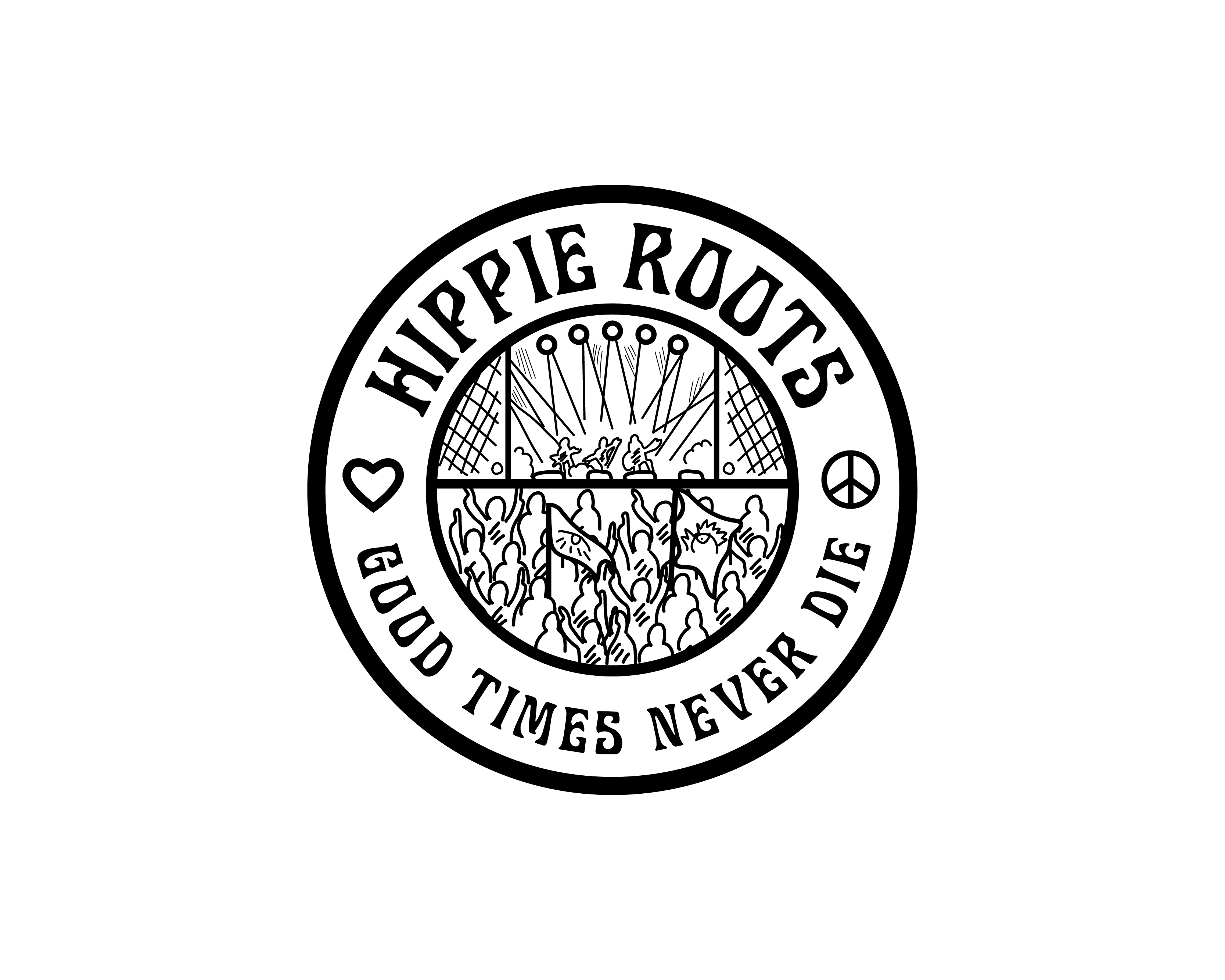 Logo Design entry 2378840 submitted by D'creator to the Logo Design for Hippie Roots run by Green machine 