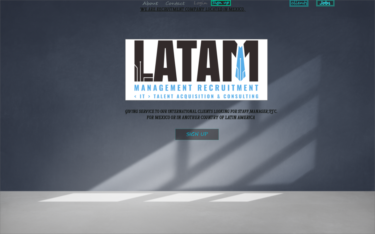 Web Design entry 2379055 submitted by Haliimpamungkas to the Web Design for LATAM Management Recruitment run by cmcons