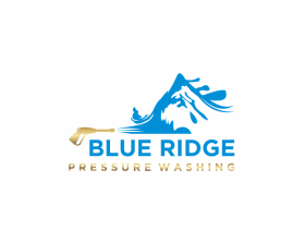 Logo Design entry 2379117 submitted by aleksiro1210 to the Logo Design for Blue Ridge Pressure Washing run by Jwince90