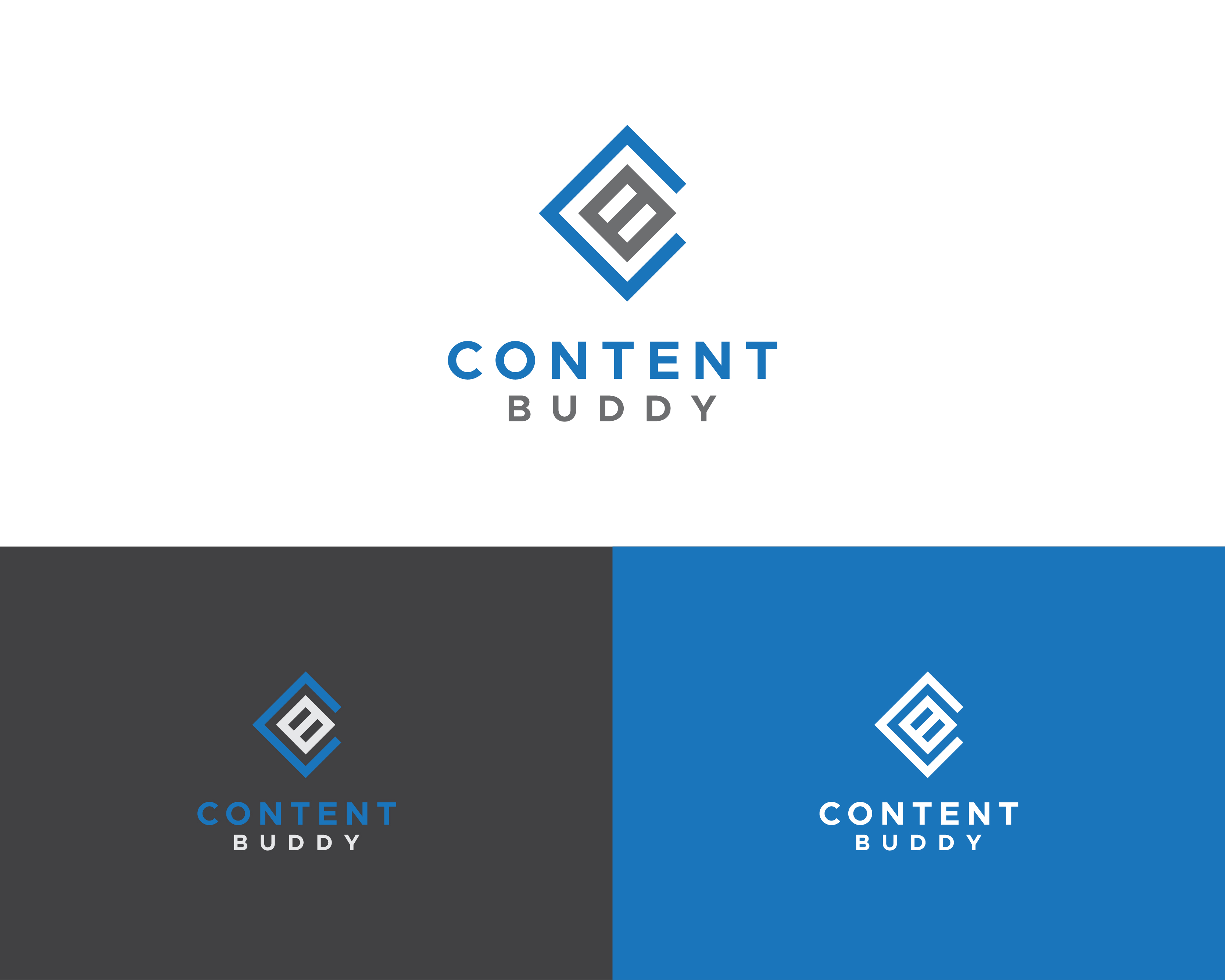 Logo Design entry 2379661 submitted by Ameer967 to the Logo Design for Content Buddy run by dempsey@pseudocode.com.au