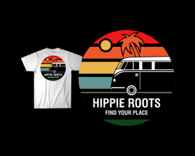 Logo Design entry 2381480 submitted by FXF Creations to the Logo Design for HIPPIE ROOTS run by Green machine 