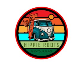 Logo Design entry 2381494 submitted by RAMG to the Logo Design for HIPPIE ROOTS run by Green machine 