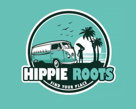 Logo Design Entry 2381528 submitted by CHAKIIR ouben to the contest for HIPPIE ROOTS run by Green machine 