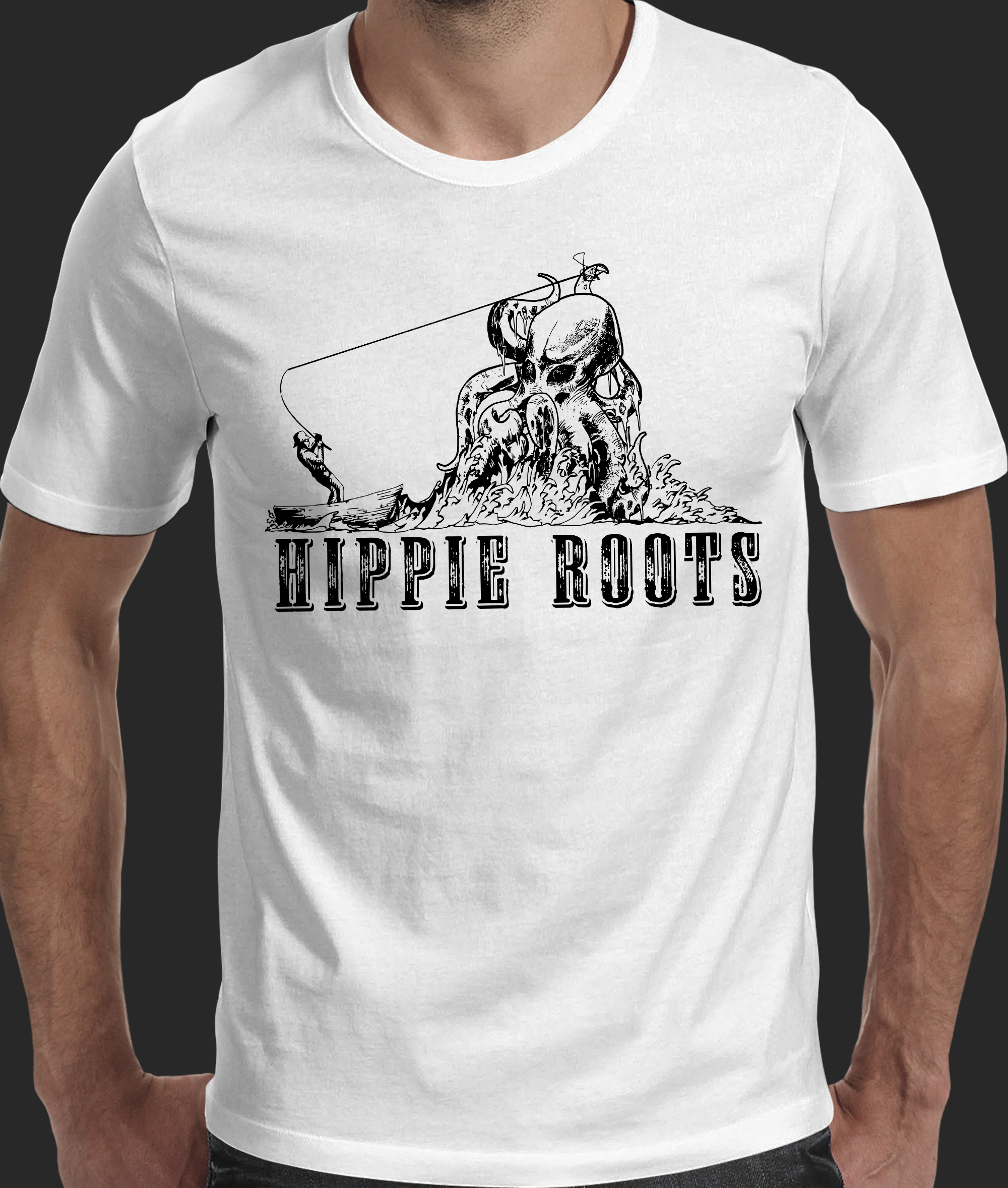 T-Shirt Design entry 2383942 submitted by dragandjb to the T-Shirt Design for HIPPIE ROOTS run by Green machine 