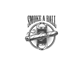 Logo Design Entry 2386651 submitted by hayabussa to the contest for SMOKE A BALL run by Ryankunkel425