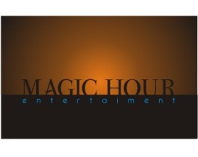 Logo Design entry 85855 submitted by aburke37 to the Logo Design for Magic Hour Entertainment run by OrlandoW