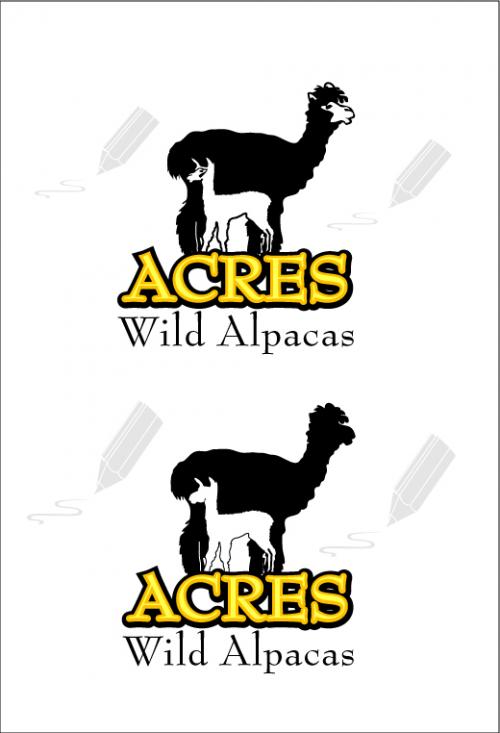 Logo Design entry 17939 submitted by kreativitee to the Logo Design for Acres Wild Alpacas run by acreswildalpacas