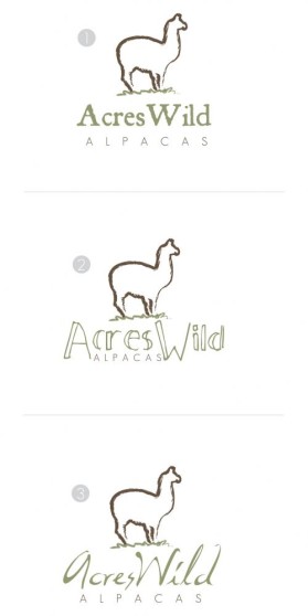 Logo Design entry 17943 submitted by googliebear to the Logo Design for Acres Wild Alpacas run by acreswildalpacas