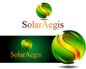 Another design by deathmask submitted to the Logo Design for SolarAegis, LLC. by Martel