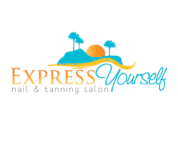 Logo Design entry 88897 submitted by KayleeBugDesignStudio to the Logo Design for Express Yourself   Nail & Tanning Salon run by eysalon