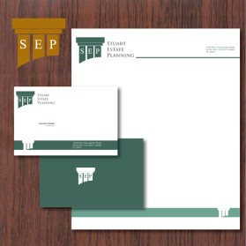 Business Card & Stationery Design entry 88966 submitted by maadezine to the Business Card & Stationery Design for Stuart Estate Planning run by skirs