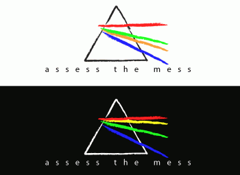Logo Design entry 90349 submitted by Dimensionfifth to the Logo Design for Assess the Mess run by abbers12