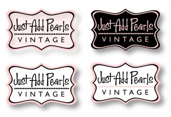 Logo Design entry 90974 submitted by mjdesigns to the Logo Design for Just Add Pearls Vintage run by saradicarlo1