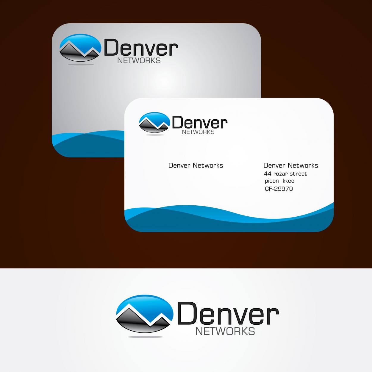 Business Card & Stationery Design entry 91431 submitted by maadezine to the Business Card & Stationery Design for Denver Networks run by denvernetworks