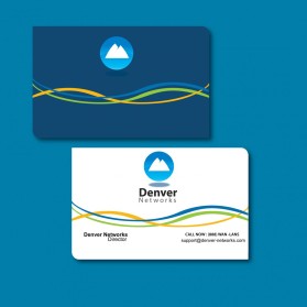 Business Card & Stationery Design entry 91435 submitted by maadezine to the Business Card & Stationery Design for Denver Networks run by denvernetworks