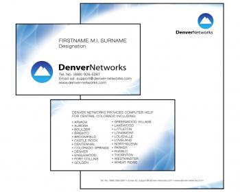 Business Card & Stationery Design entry 91438 submitted by Efzone2005 to the Business Card & Stationery Design for Denver Networks run by denvernetworks