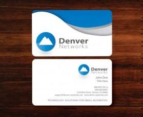 Business Card & Stationery Design entry 91441 submitted by logoguru to the Business Card & Stationery Design for Denver Networks run by denvernetworks