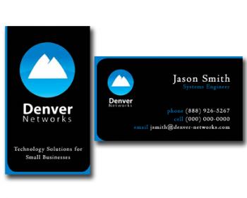 Business Card & Stationery Design entry 91448 submitted by bwm_52 to the Business Card & Stationery Design for Denver Networks run by denvernetworks