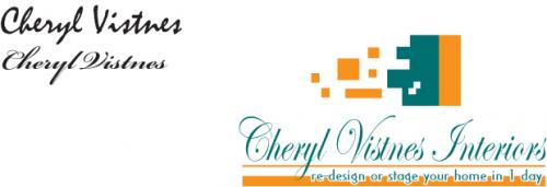 Logo Design entry 18589 submitted by fpdesigns to the Logo Design for Cheryl Vistnes Interior re-design and staging run by cvistnes