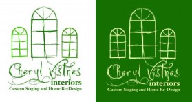 Logo Design Entry 18634 submitted by uglyducky to the contest for Cheryl Vistnes Interior re-design and staging run by cvistnes