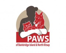 Logo Design entry 97123 submitted by colefield to the Logo Design for PAWS of Bainbridge Island and North Kitsap run by MarkHufford