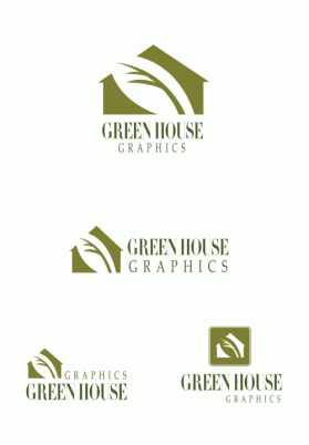 Logo Design entry 18853 submitted by allegretto to the Logo Design for Green House Graphics run by greenhousegraphics