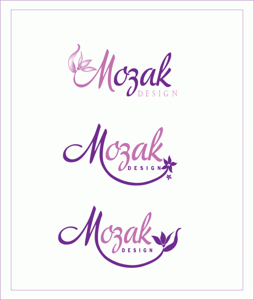 Logo Design entry 19241 submitted by ginalin to the Logo Design for Mozak Design run by MozakDesign