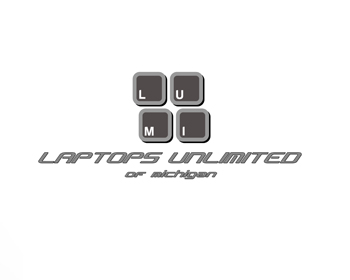 Logo Design entry 105342 submitted by Derek911 to the Logo Design for Laptops Unlimited of Michigan run by laptopsunlimitedmi