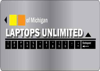 Logo Design entry 105343 submitted by Judy Judy Graphics to the Logo Design for Laptops Unlimited of Michigan run by laptopsunlimitedmi