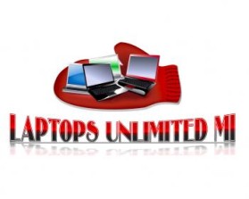 Logo Design entry 105356 submitted by Rush to the Logo Design for Laptops Unlimited of Michigan run by laptopsunlimitedmi
