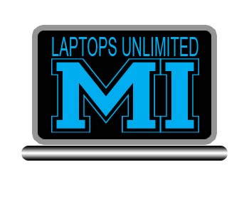 Logo Design entry 105357 submitted by ratnamayasari to the Logo Design for Laptops Unlimited of Michigan run by laptopsunlimitedmi