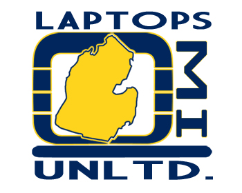 Logo Design entry 105428 submitted by Rush to the Logo Design for Laptops Unlimited of Michigan run by laptopsunlimitedmi