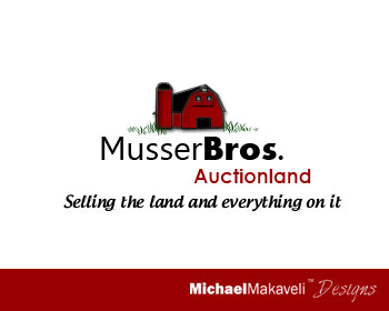 Logo Design entry 105824 submitted by Makaveli Designs to the Logo Design for Musser Bros. Auctionland run by idahocowboy