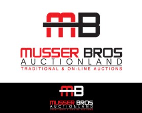 Logo Design entry 105824 submitted by opacity-0 to the Logo Design for Musser Bros. Auctionland run by idahocowboy