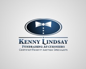 Logo Design entry 109654 submitted by jin1111 to the Logo Design for Kenny Lindsay  Fundraising Auctioneers run by americaneagle