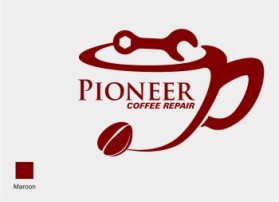 Logo Design entry 111280 submitted by damichi75 to the Logo Design for Pioneer Coffee Repair run by COF_REPAIR