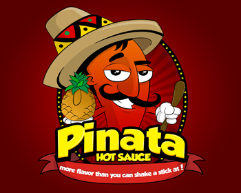 Logo Design entry 111983 submitted by rachoud to the Logo Design for Pinata Hot Sauce run by toohotforpants