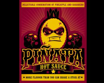 Logo Design entry 111967 submitted by Megan Palmer to the Logo Design for Pinata Hot Sauce run by toohotforpants