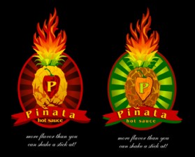 Logo Design entry 111983 submitted by loparka to the Logo Design for Pinata Hot Sauce run by toohotforpants