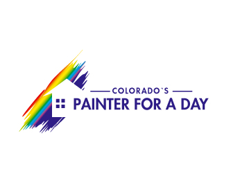 Logo Design entry 114273 submitted by blowingdandelion to the Logo Design for Colorado\'s Painter For A Day run by painter for a day