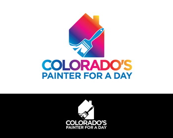 Logo Design entry 114347 submitted by CREATE4eYe to the Logo Design for Colorado\'s Painter For A Day run by painter for a day