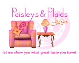 Logo Design entry 116530 submitted by eShopDesigns to the Logo Design for Paisleys and Plaids by Lisa run by maxine