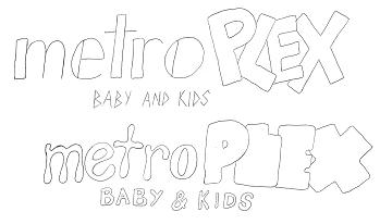 Logo Design entry 116815 submitted by handdrawndesigns to the Logo Design for Metroplex Baby & Kids run by DallasMommy