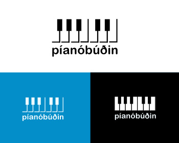 Logo Design entry 117084 submitted by bluewhale to the Logo Design for Píanóbúðin run by kristinn79