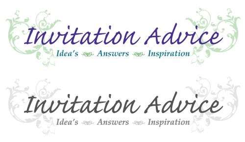 Logo Design entry 20262 submitted by Machineman to the Logo Design for InvitationAdvice.com run by bcozzi