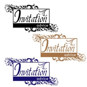 Logo Design Entry 20268 submitted by Phraktol Designs to the contest for InvitationAdvice.com run by bcozzi
