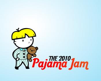Logo Design entry 124005 submitted by Tiny64 to the Logo Design for The 2010 Pajama Jam, by the Junior League of Martin County run by karalee555