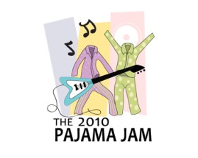 Logo Design entry 124033 submitted by Eevee to the Logo Design for The 2010 Pajama Jam, by the Junior League of Martin County run by karalee555