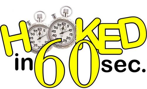 Logo Design entry 20976 submitted by talk2tonio to the Logo Design for Hooked In 60 Seconds run by scriptdoc